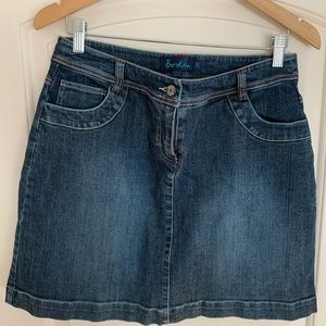 Boden denim miniskirt